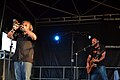 Le groupe de rock celtique Mask ha Gazh lors des Mardis de Plouescat dans le Finistère le 16 juillet 2013 4.