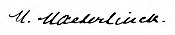 Signature.jpg di Maurice Maeterlinck