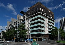 Nonda Katsalidis richly detailed 1993 design of Melbourne Terrace Apartments was credited with making apartment living in the CBD fashionable Melbourne terrace.jpg