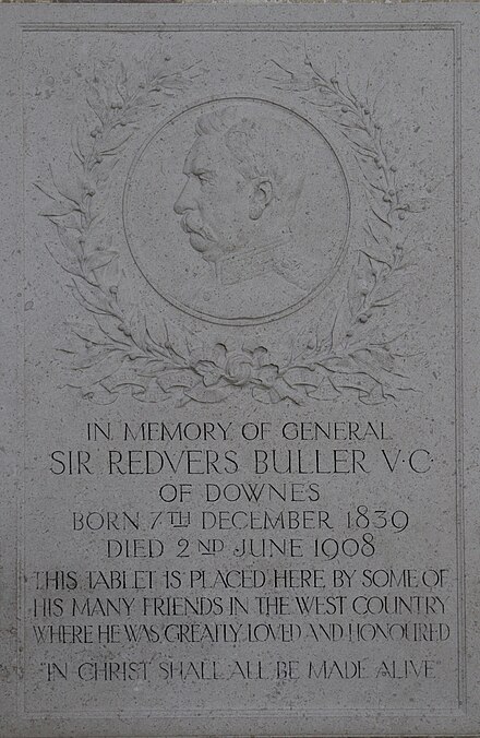 Memorial in Exeter Cathedral
