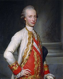 Leopold II, Holy Roman Emperor Mengs, Anton Raphael - Pietro Leopoldo d'Asburgo Lorena, granduca di Toscana - 1770 - PradoFXD.jpg