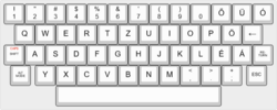 Miniatuur voor Bestand:Mickey' 80 (1982) prototype keyboard layout.png