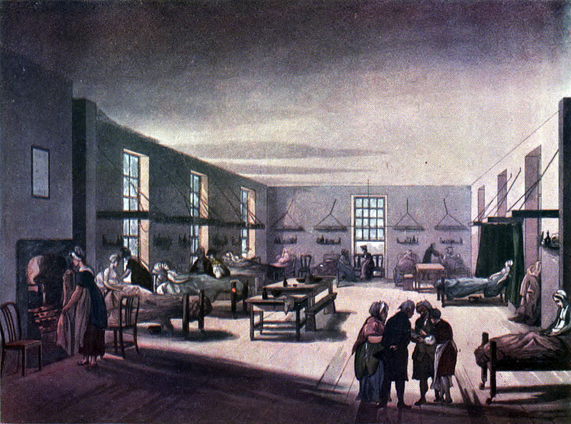 File:Microcosm of London Plate 044 - Hospital, Middlesex (tone).jpg