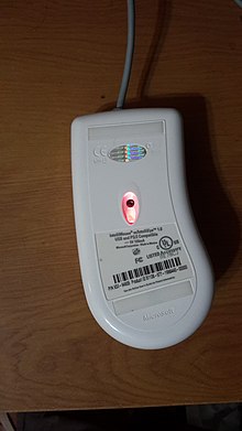 Microsoft IntelliMouse with IntelliEye optical sensor mouse Microsoft IntelliEye mouse 2.jpg