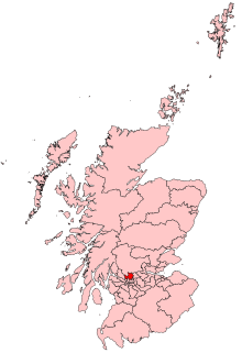 Location in Scotland from 2024 MidDunbartonshire2024Constituency.svg