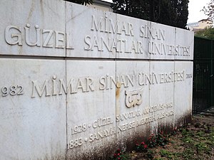Mimar Sinan Fine Arts University - Entrance.jpg