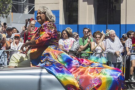 Transgender activist Miss Major Griffin-Gracy at SF Pride 2014