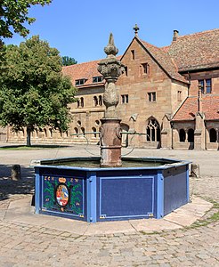 Monastery fountain Maulbronn Monastery Germany