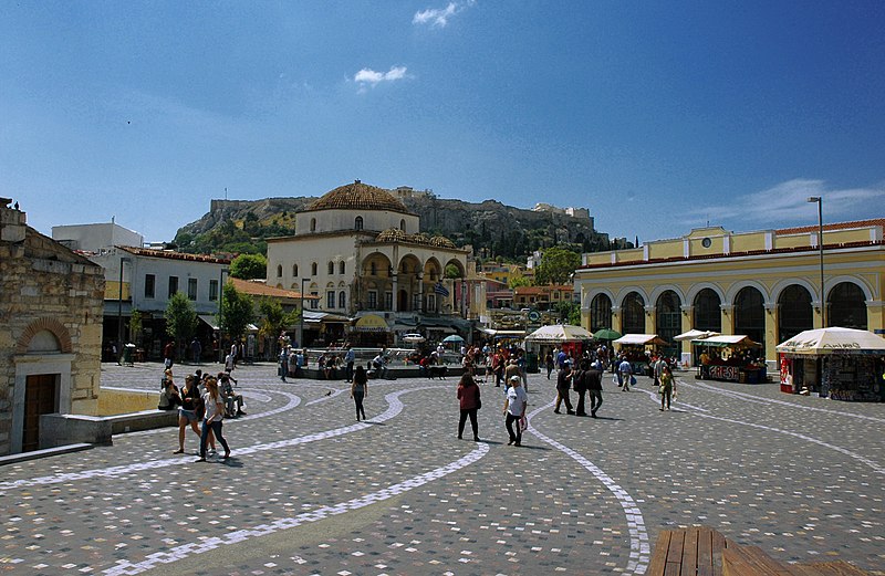 File:Monastiraki square in Athens, Greece - panoramio.jpg