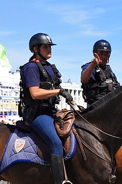 Mounted police, France