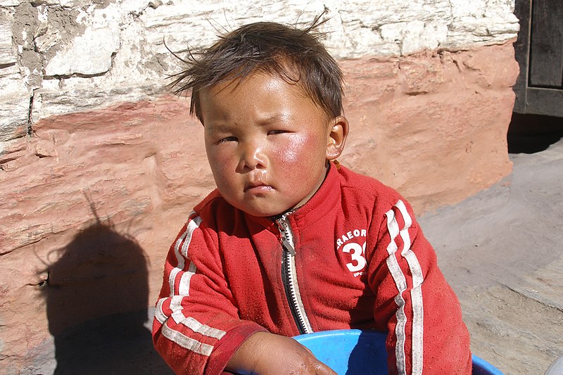 File:Muktinath Valley, Boy, Nepal.jpg