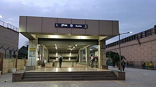 <span class="mw-page-title-main">Munirka metro station</span> Metro station in Delhi, India