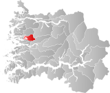 Eikefjord within Sogn og Fjordane