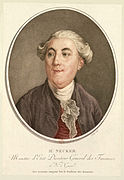 Jacques Necker, engraving.