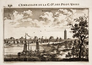 Kiangsi (Nanchang). Nieuhof: L'ambassade de la Compagnie Orientale des Provinces Unies vers l'Empereur de la Chine, 1665