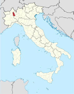 Provincia di Novara – Localizzazione