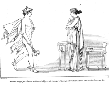 Hermes ordonne à Calypso de libérer UlysseJohn Flaxman, 1810