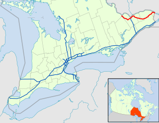 <span class="mw-page-title-main">Ontario Highway 417</span> Controlled-access highway in Ontario