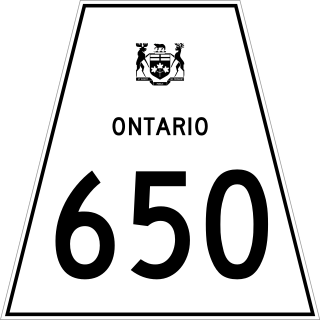 <span class="mw-page-title-main">Ontario Highway 650</span> Ontario provincial highway