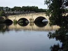 Otley Bridge, viewed from the South and West side Otley Bridge 01 7 August 2017.jpg