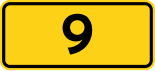 Primary Route 9 shield}