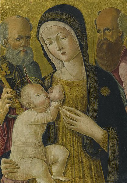 File:PIETRO DI DOMENICO SIENA CIRCA 1457 - CIRCA 1533 THE MADONNA AND CHILD WITH SAINTS PETER AND PAUL.jpg