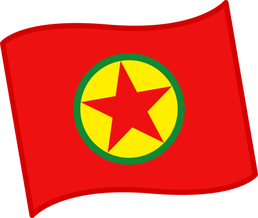 File:PKK flag badge.svg