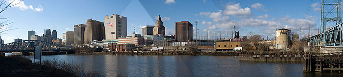 A view of Newark, taken in February 2006