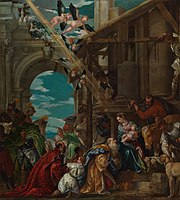 Adoration of the Magi 1573. London, National Gallery .