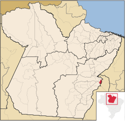 Localização de Palestina do Pará no Pará