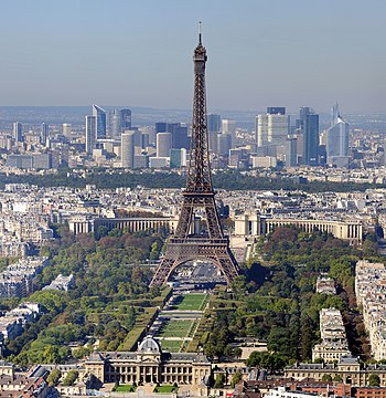 Deutsch: Paris: Eiffelturm und Marsfeld