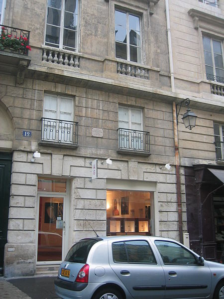 12 Rue de l'Odéon, Antheil's home in Paris, as seen in 2004