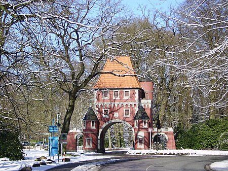 Parktor Speckenbüttel Winter