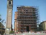 Restauració de l'església després del terratrèmol del 2012