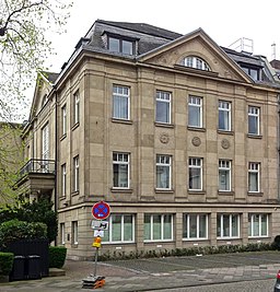 Pempelforter Straße 11, Seite zur Malkastenstraße, Düsseldorf-Pempelfort