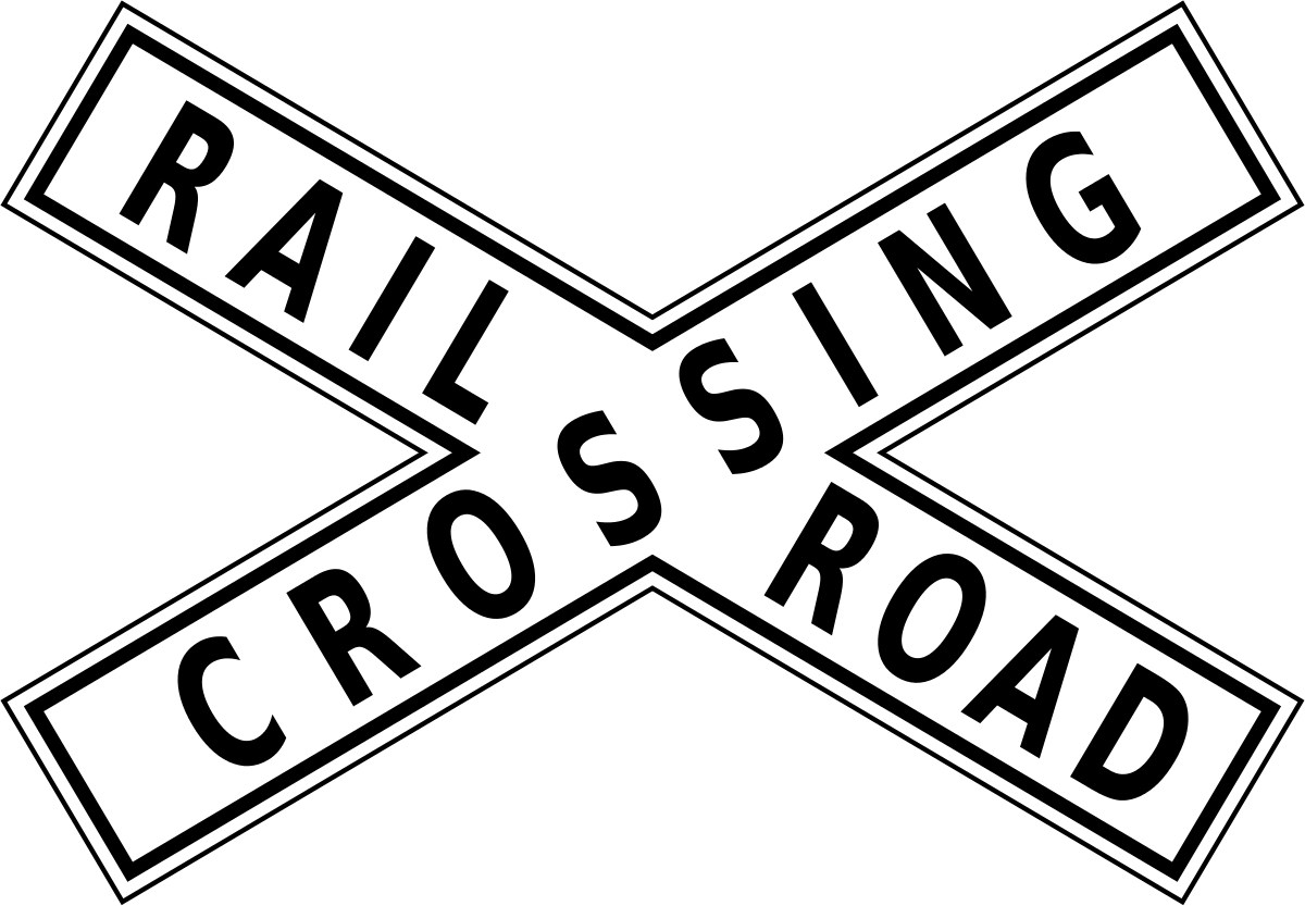 rail road sign