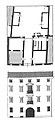 Plan and elevation of the Niccolò Tron factory in via Pasubio, Schio