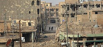 A city street in Ramadi heavily damaged by the fighting in 2006 Pic of ramadi.jpg