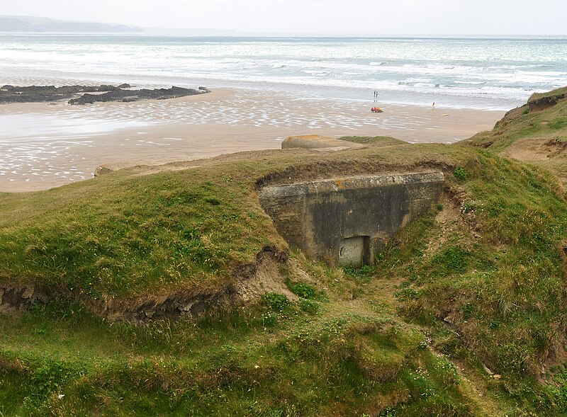 File:Pillbox at Crooklets Beach.jpg