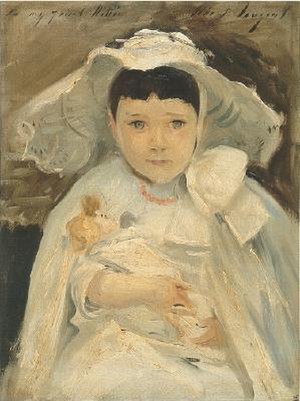 Portrait of Marion Roller (or Madge or Marian), Nettie and Harold's daughter (John Singer Sargent, 1893)