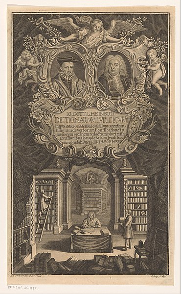 File:Portretten van Barnabé Brisson en Johann Gottlieb Heineccius Titelpagina voor Barnabé Brisson, De verborum quae ad jus civile pertinent significatione, 1743, RP-P-2015-26-1324.jpg