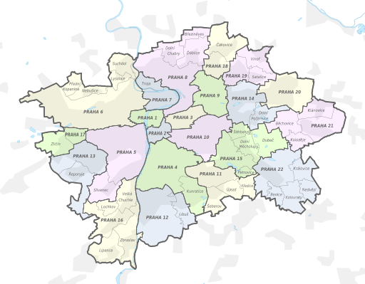 Prague Subdivisions