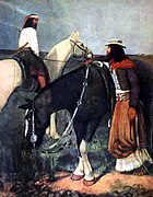 Capataz y peón de campo (Intendant et valet, 1864)