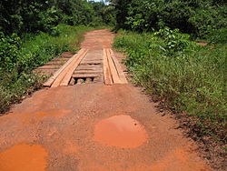 Primary road between Paramaribo and Brownsweg. Primary road between Paramaribo and Brownsweg.JPG