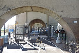 Randalls Island Connector (footbridge) under Hell Gate Bridge, opened November 2015