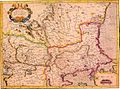 Мапа из 1590. године, на којој је убележен назив Rascia, на подручју Баната