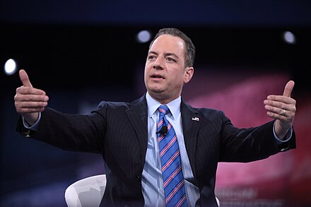 Priebus speaking at the 2016 Conservative Political Action Conference in Washington, D.C.
