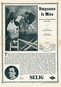 flier sortie pour VENGEANCE EST MINE, 1913.jpg