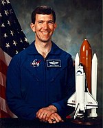 Amarillo High School graduate Rick Husband, astronaut and the Space Shuttle commander of STS-107 (Columbia) who was killed when the craft disintegrated after reentry into the Earth's atmosphere Rick Husband.jpg