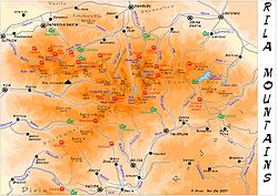 a map of Rila